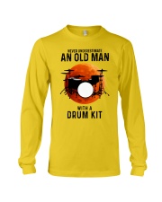 drum kit old man Long Sleeve Tee tile