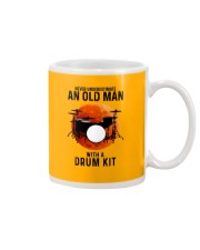 drum kit old man Mug tile