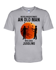 Juggling V-Neck T-Shirt tile