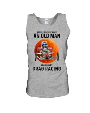 Drag racing never old man Unisex Tank tile