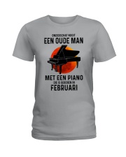 02 piano old man dutch Ladies T-Shirt tile