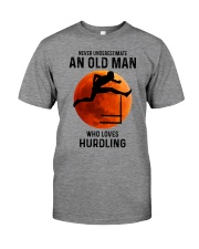 Hurdling old man Premium Fit Mens Tee tile