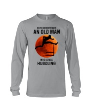 Hurdling old man Long Sleeve Tee tile