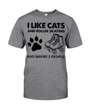 likecats-roller skating Classic T-Shirt front