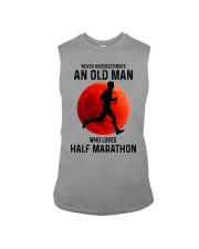 half marathon old man never Sleeveless Tee tile