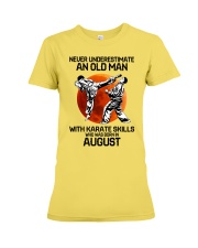 8 karate Premium Fit Ladies Tee tile