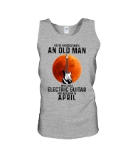 4 Electric guitar old man Unisex Tank tile