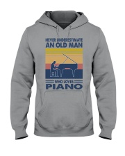 piano oldman vintage Hooded Sweatshirt tile