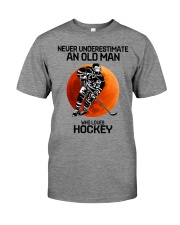 10 hat hockey old man Premium Fit Mens Tee tile