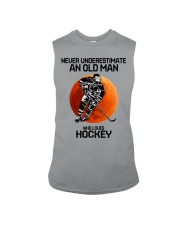 10 hat hockey old man Sleeveless Tee tile