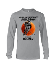 10 hat hockey old man Long Sleeve Tee tile