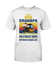 forklift driver nothing scares Premium Fit Mens Tee tile