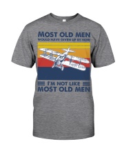 most old men Model aircraft Classic T-Shirt front