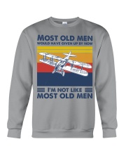 most old men Model aircraft Crewneck Sweatshirt tile