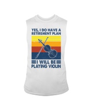 Violin Retirement Plan Sleeveless Tee tile