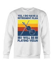 Violin Retirement Plan Crewneck Sweatshirt tile