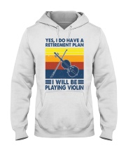 Violin Retirement Plan Hooded Sweatshirt tile