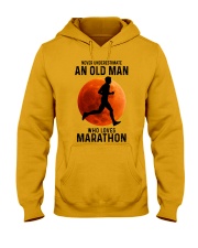 Marathon never old man Hooded Sweatshirt tile