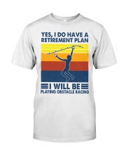 Obstacle racing Retirement Plan Premium Fit Mens Tee tile