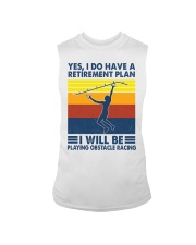 Obstacle racing Retirement Plan Sleeveless Tee tile