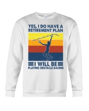 Obstacle racing Retirement Plan Crewneck Sweatshirt tile