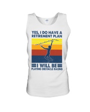 Obstacle racing Retirement Plan Unisex Tank tile