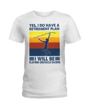 Obstacle racing Retirement Plan Ladies T-Shirt tile