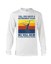 Obstacle racing Retirement Plan Long Sleeve Tee tile