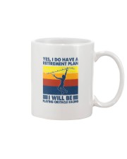 Obstacle racing Retirement Plan Mug tile