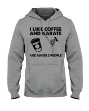 like-coffee-karate Hooded Sweatshirt tile