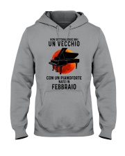 02 piano old man italy Hooded Sweatshirt tile
