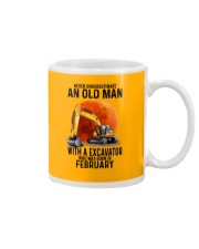 02 excavator old man color Mug tile