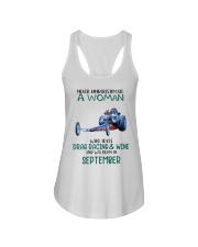09 drag racing funny Ladies Flowy Tank tile