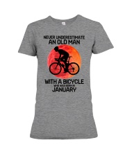 cycling never 01 Premium Fit Ladies Tee tile
