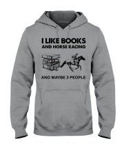 likebook-horse racing Hooded Sweatshirt tile