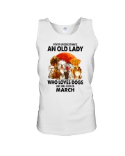 Dogs-old-lady-03 Unisex Tank tile