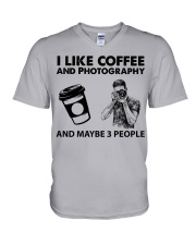 like-coffee-Photography V-Neck T-Shirt tile