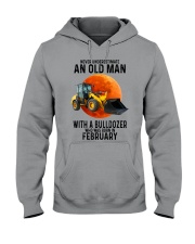 02 bulldozer old man color Hooded Sweatshirt tile