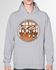 SCHOOL IS karate Hooded Sweatshirt garment-hooded-sweatshirt-front-04
