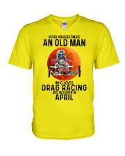04 drag racing olmm V-Neck T-Shirt tile