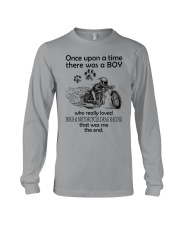 Motorcycle drag racing once upon Long Sleeve Tee tile