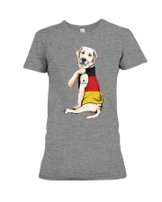 labrador retriver Premium Fit Ladies Tee tile