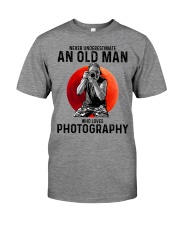 10 hat camera old man Premium Fit Mens Tee tile