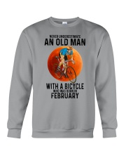 02 cycling old man color Crewneck Sweatshirt tile
