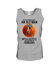 02 cycling old man color Unisex Tank tile