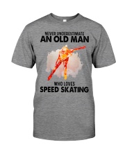 never speed skating Premium Fit Mens Tee tile