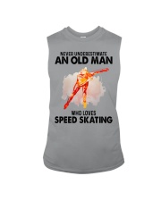 never speed skating Sleeveless Tee tile