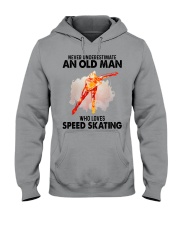 never speed skating Hooded Sweatshirt tile