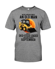 09 Skid-steer loader old man color Premium Fit Mens Tee tile