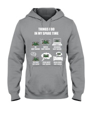 things ido kart racing Hooded Sweatshirt tile